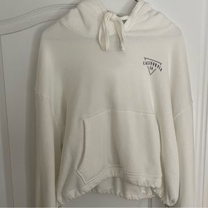 American Eagle Size L Cropped Hoodie